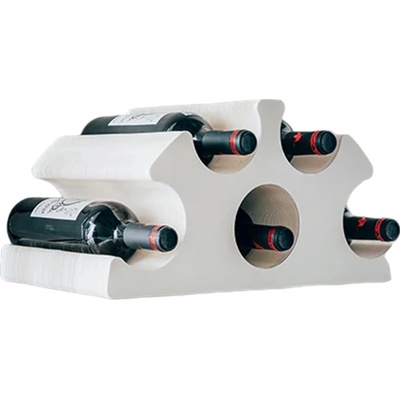 Stretchy Стойка за вино Stretchy - Орчид, бяла (OS12-W234506)