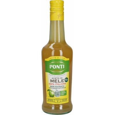 Ponti nefiltrovaný jablčný ocot BIO 500 ml