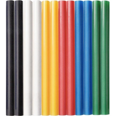 FESTA Tyčinky do tavné pistole - barevné varianta: FESTA 89990, barevné 11x200 mm, ø 11,2 mm, 10 ks – Zboží Mobilmania