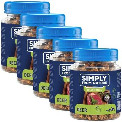 SIMPLY FROM NATURE Smart Bites Tréningové maškrty z jelenieho mäsa 5x 130 g