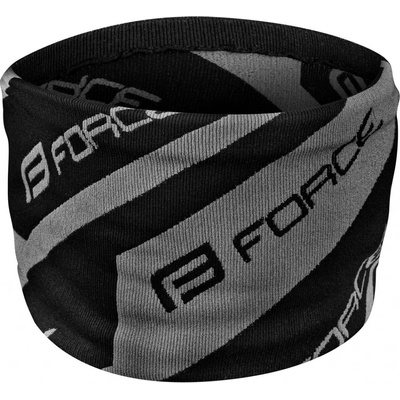 FORCE šatka STEP zimná čierno šedá