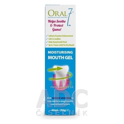 OralSeven zvlhčujúci ústny gél 1 x 40 ml