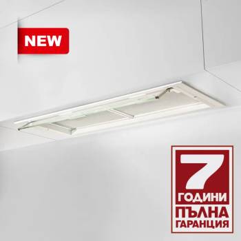 Faber INTRA COMFORT GLASS A72 WH, Аспиратор за пълно вграждане, 690 m3/h, бял (INTRA COMFORT GLASS A72 WH)