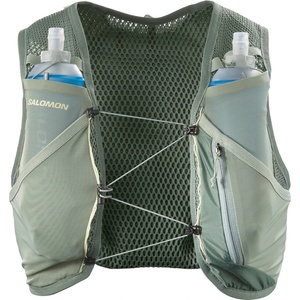 Salomon Раница за трейл бягане Salomon Active Skin 4 Set Running vest - Laurel Wreath / Lily Pad / Aloe Wash (502-5645-1312)