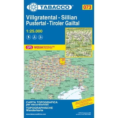 Wanderkarte 73 Villgratental-Sillian- Pustertal-Tiroler Gailtal 1:25 000