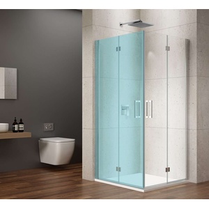 SAPHO Loro - Сгъваеми врати за душ 70 см, прозрачно стъкло/хром GN4770 (GN4770)