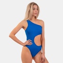 Nebbia Asymmetric monokini na jedno rameno modrá