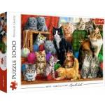 Trefl Puzzle 1000 pcs. Cat Meeting Trefl 10555