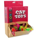 Magic Cat Играчка Magic Cat топка с пера 3, 8см 60бр (453-31002)