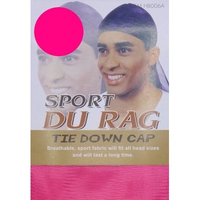 DURAG Šátek Thin Hot pink Růžová Blingstar