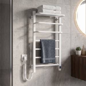 Vertaduro - Електрически сушилник за кърпи с термостат DOR 155W/230V 80x48 см IP44 бял ляв (VR0104)