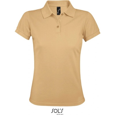 SOL's Collection Polokošile Prime Women krátký rukáv dámská COT-25057312001 Písková