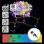Aigostar - LED RGBY Външна коледна гирлянда 400xLED/6W/230V 20m IP44 (AI2115)