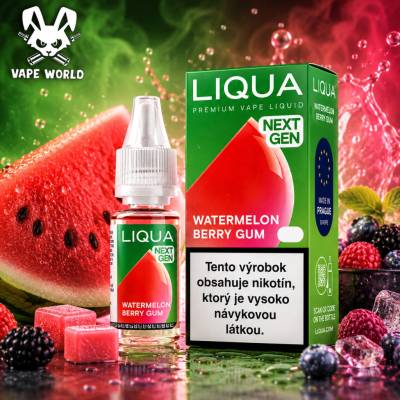 Liqua Watermelon Berry Gum 10 ml 6 mg