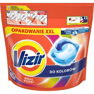 Vizir Kapsule na pranie sila odstraňovania škvŕn 50 PD