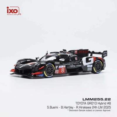 Toyota GR010 Hybrid 24h Le Mans 2025 8 Buemi Hartley HirakawaIXO 1:43