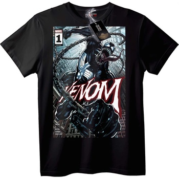 NOONEBRAND Тениска Venom Marvel Комикс - 6XL, White