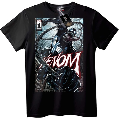 NOONEBRAND Тениска Venom Marvel Комикс - 6XL, White