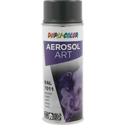 Dupli color Aerosol-Art rýchloschnúci akrylát v spreji - RAL 7011 - oceľová sivá - 400 ml