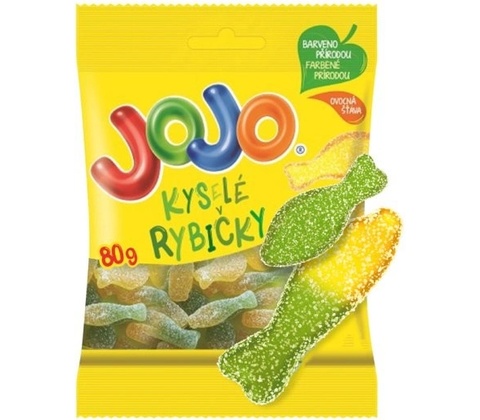 Jojo Kyslé rybičky 80 g