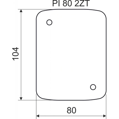 Kopos PODLOŽKA IZOLAČNÍ PI 80 2ZT