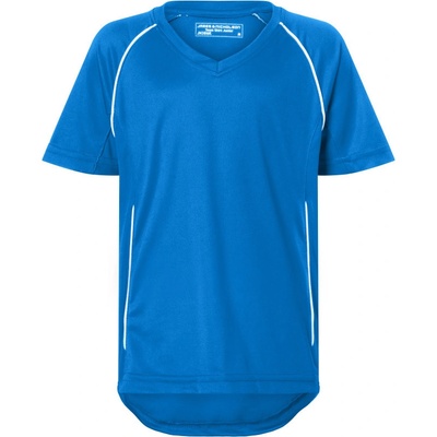 James & Nicholson tričko JN 386K royal/white
