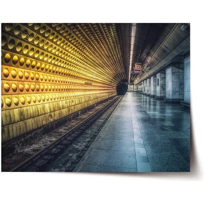 Sablio Plagát Pražské metro - 90x60 cm