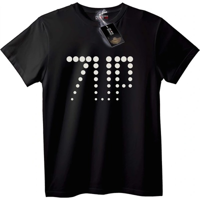 NOONEBRAND Тениска 710 на точки - XS, Black