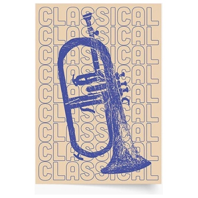 Plakát Klasická hudba 21x30 - 286928 – Hledejceny.cz