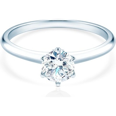 Savicki Zásnubný prsteň The Journey biele zlato diamant TJ R3 2 D B
