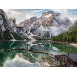 Ravensburger - Puzzle Lago di Braies (Pragser Wildsee), Italia - 1 500 piese