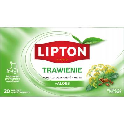 Lipton fenikel aníz mäta a aloe vera na trávenie 20 vrecúšok 38 g