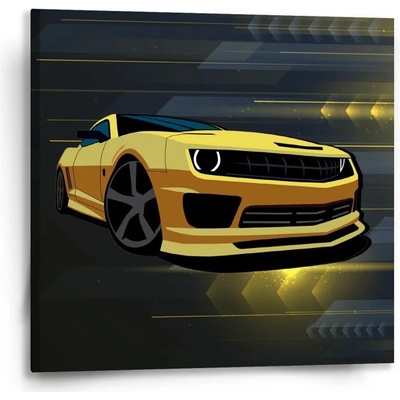 Sablio Obraz Chevrolet Camaro Pruhy - 50x50 cm