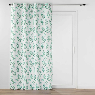 Bielo-zelený záves 140x280 cm Leandre – douceur d'intérieur