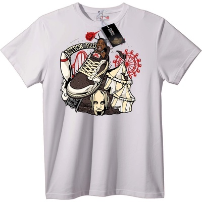 NOONEBRAND Тениска Astroworld Маратонки - 2XL, Black