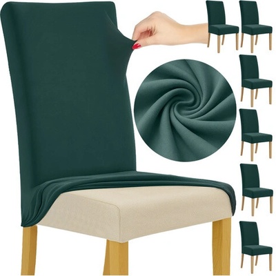 ISO TRADE Potahy na židle 6 ks - zelené – Zboží Mobilmania