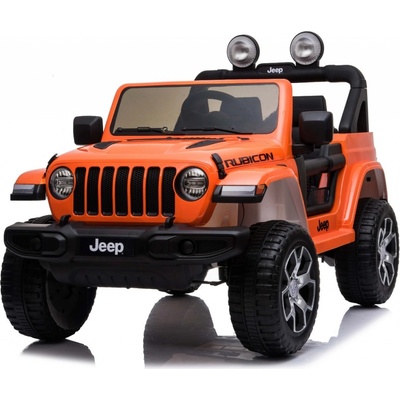 Beneo Elektrické autíčko Jeep Wrangler Oranžová