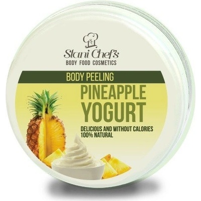 Hristina telový peeling Jogurt s ananásom na báze morské soli 250 ml