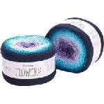 YARNART Flowers 254 Blue Purple Плетива прежда (Flowers 254)