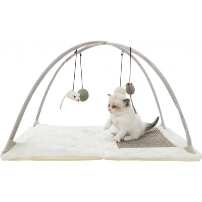 Trixie škrabací podložka s hračkou 60 x 33 x 42 cm