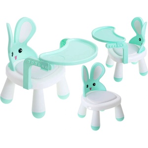 KIK Столче за хранене, маса за хранене и игра, мента (kx5845)