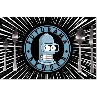 Sablio Prestieranie Futurama Bender Vesmír 40x30cm