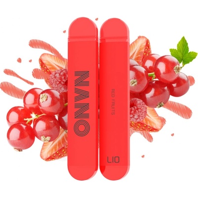 Lio Nano Red Fruits 16 mg 600 potáhnutí 1 ks