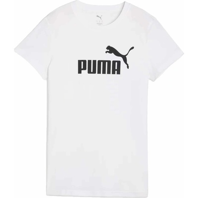 Puma Dámske tričko ESSENTIALS N0. 1 LOGO TEE biela čierna