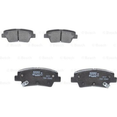 BOSCH Sada brzdových platničiek kotúčovej brzdy 0986494768