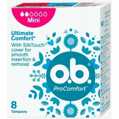 O.B. tampony Ultimate comfort mini 8 ks