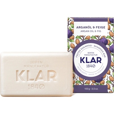 KLAR tuhý šampon s arganovým olejem a fíky 100 g