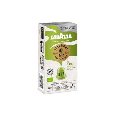 LAVAZZA Кутия кафе капсули Lavazza, Tierra Bio Nespresso, Стандарт, Алуминиева, 10 броя, 5115140031