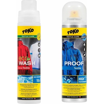 TOKO Duo Pack Textille Proof and ECO Textile Wash 2 x 250 ml