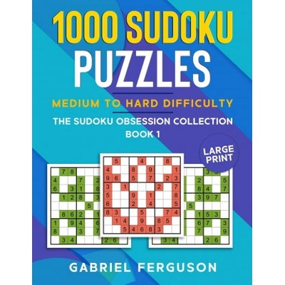 1000 Sudoku Puzzles Medium to Hard difficulty